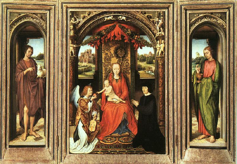 Hans Memling Triptych oil painting image